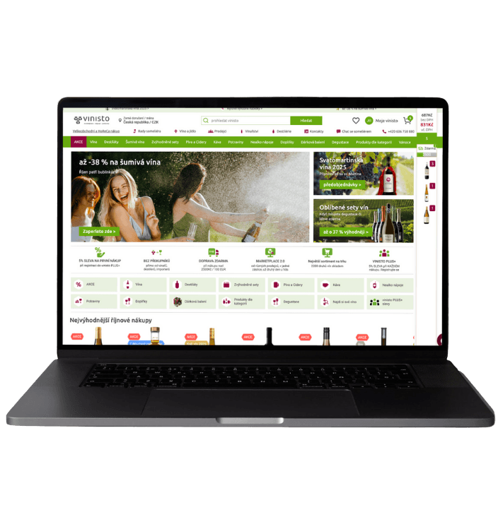 vinisto — marketplace postavený na merkatos